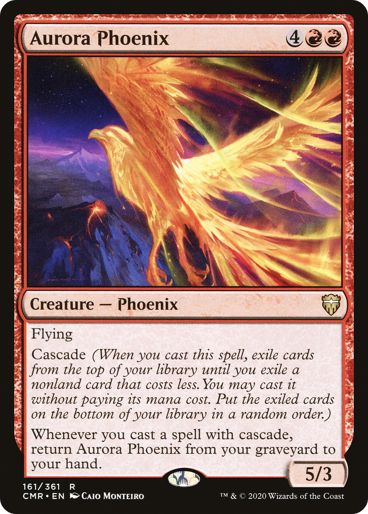 Aurora Phoenix (CMR-161) [Commander Legends] Foil