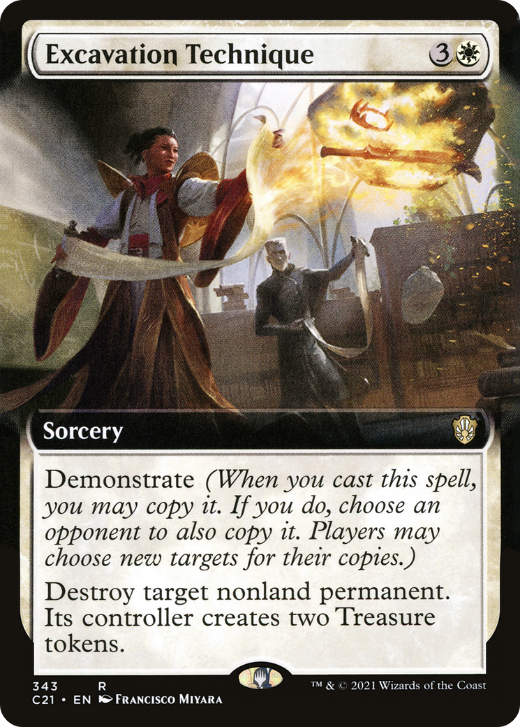 Excavation Technique (Extended Art) (C21-343) [Commander 2021]