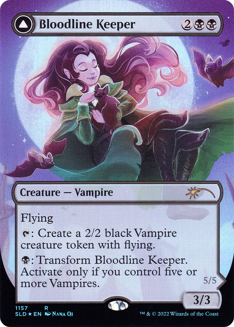 Bloodline Keeper // Lord of Lineage (SLD-1157) [Secret Lair Drop] (Borderless) Foil