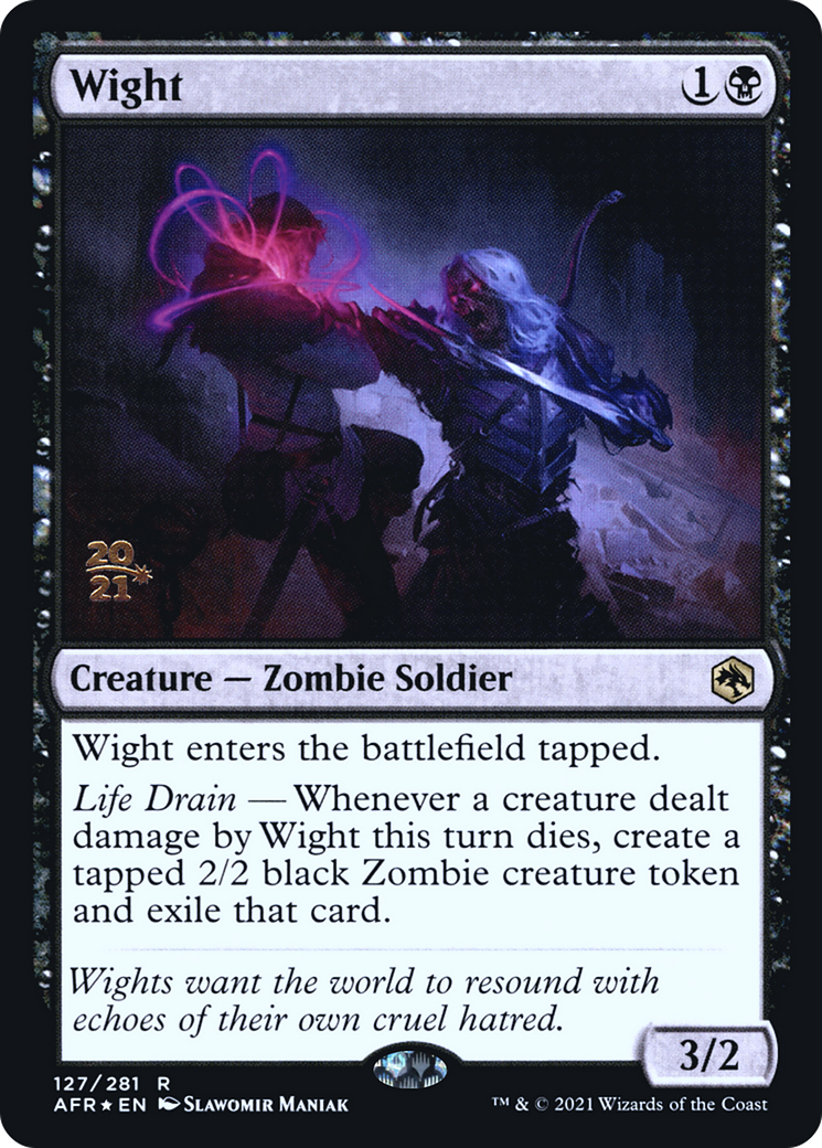 Wight (PRE-127S) [Adventures in the Forgotten Realms Promos] Foil