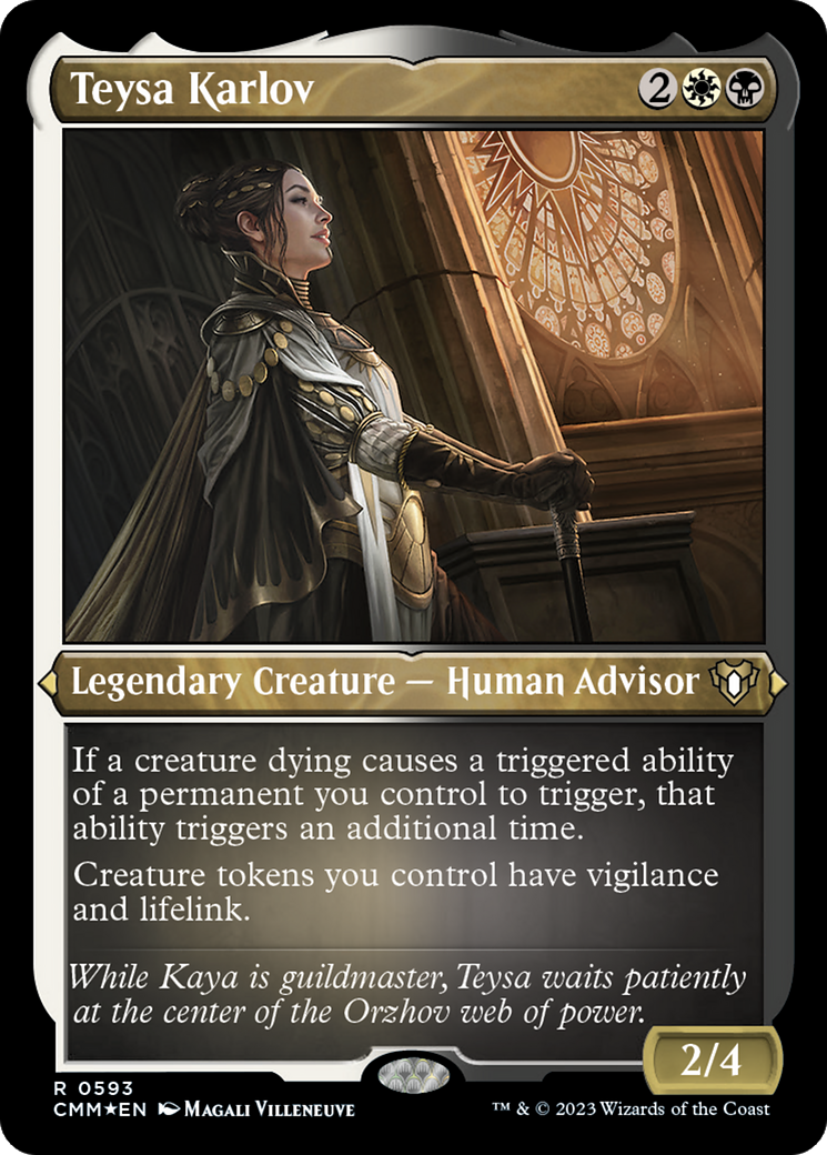 Teysa Karlov (CMM-593) [Commander Masters] Etched Foil