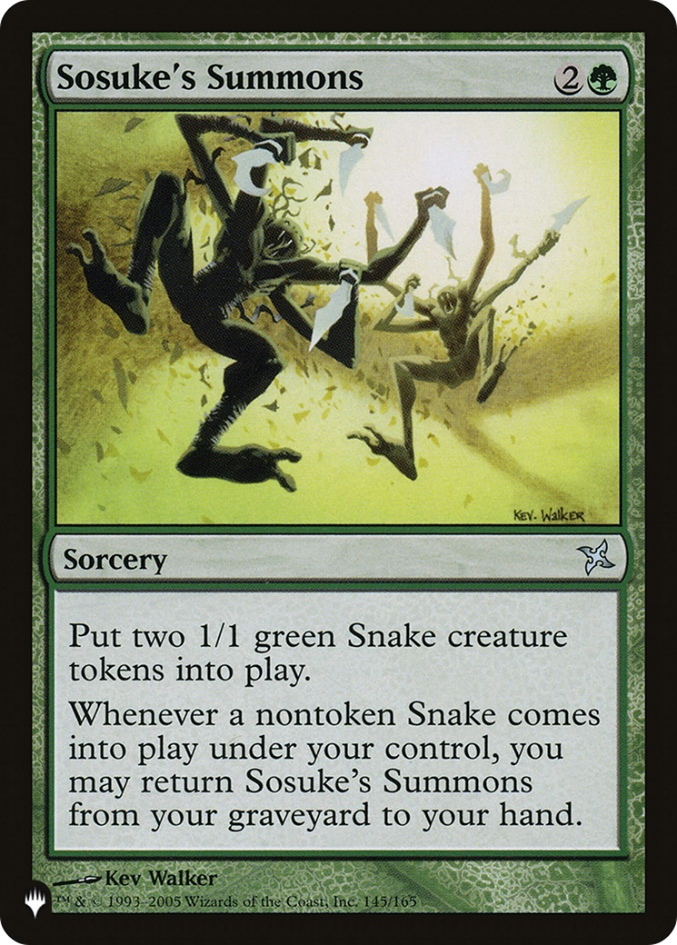 Sosuke's Summons (LIST-BOK-145) [The List]