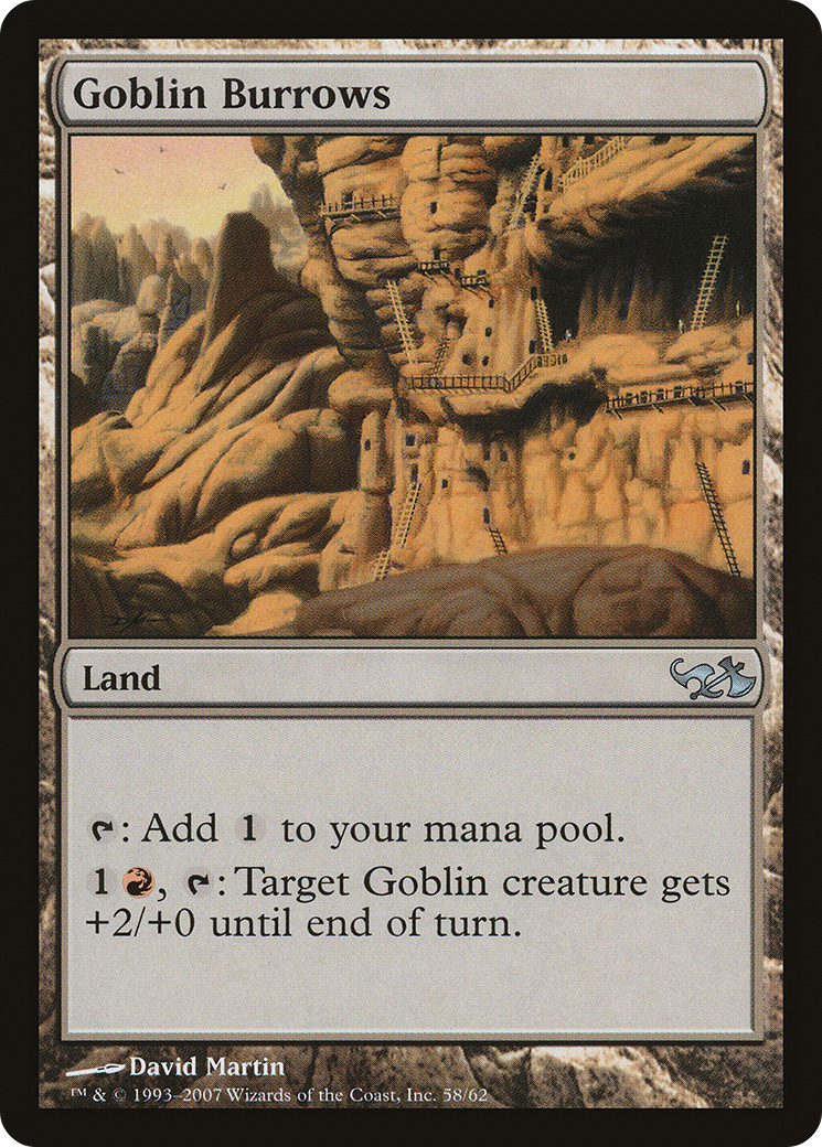 Goblin Burrows (EVG-058) [Duel Decks: Elves vs. Goblins]