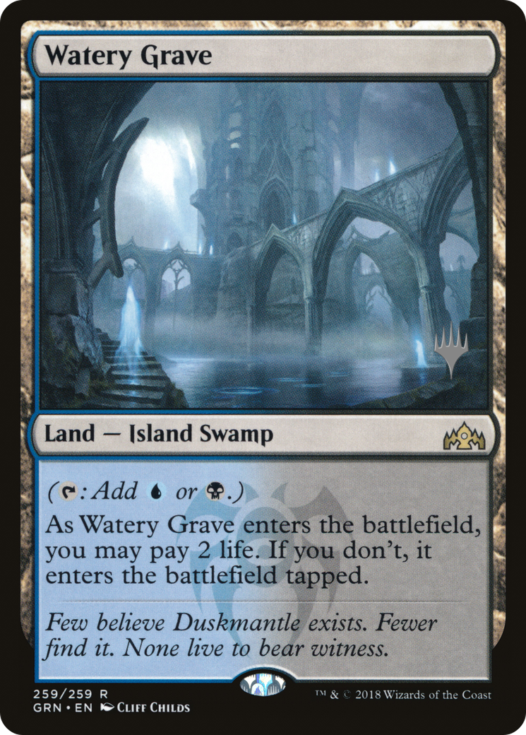 Watery Grave (PPELD-259P) [Promo Pack: Guilds of Ravnica Promos]