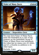 Vizier of Many Faces (PRE-74S) [Amonkhet Promos] Foil