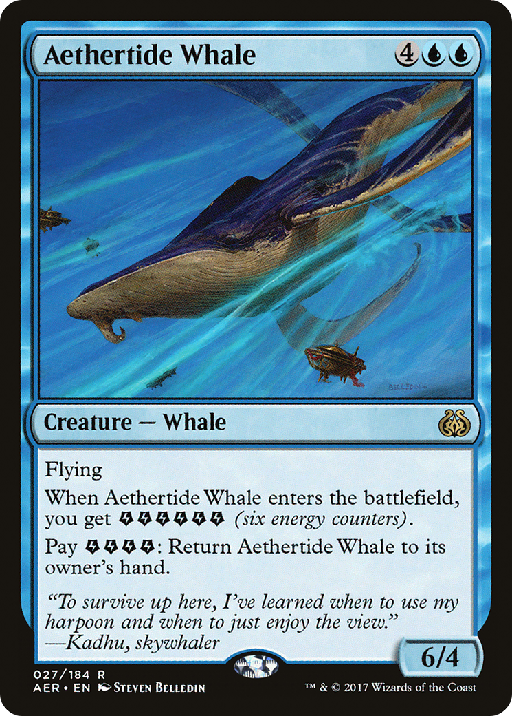 Aethertide Whale (AER-027) [Aether Revolt]
