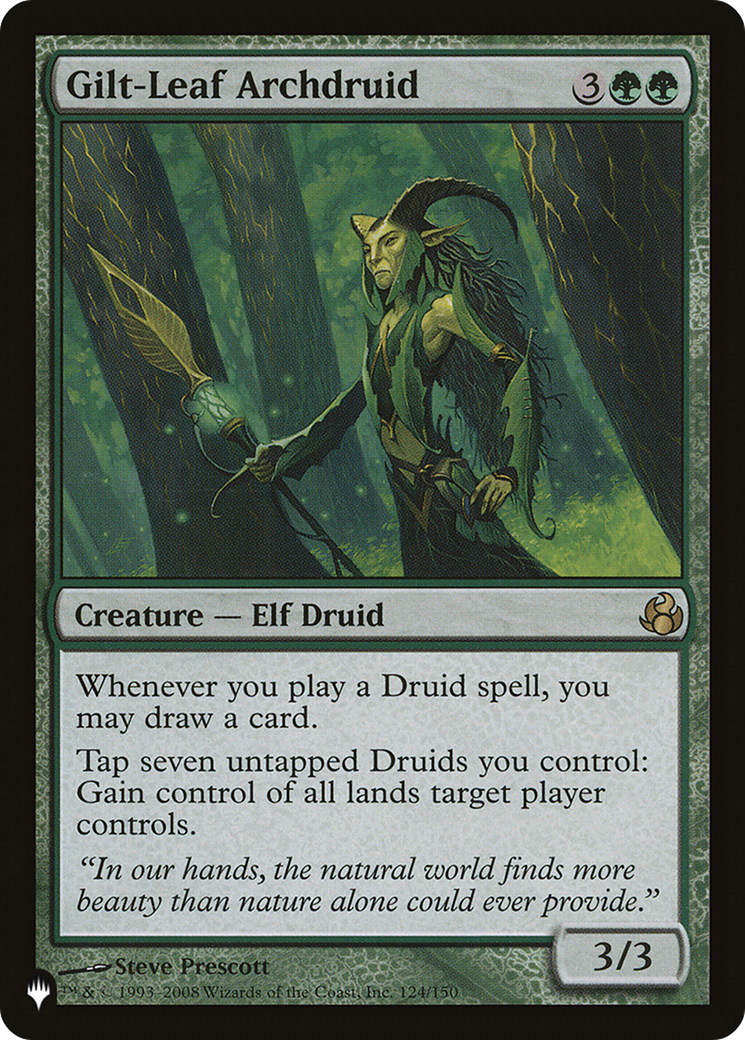 Gilt-Leaf Archdruid (LIST-MOR-124) [The List]