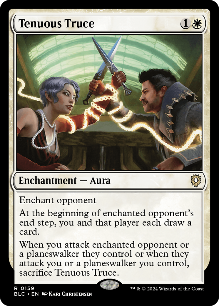 Tenuous Truce (BLC-159) [Bloomburrow Commander]