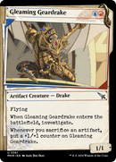 Gleaming Geardrake (MKM-361) [Murders at Karlov Manor]: (Showcase)