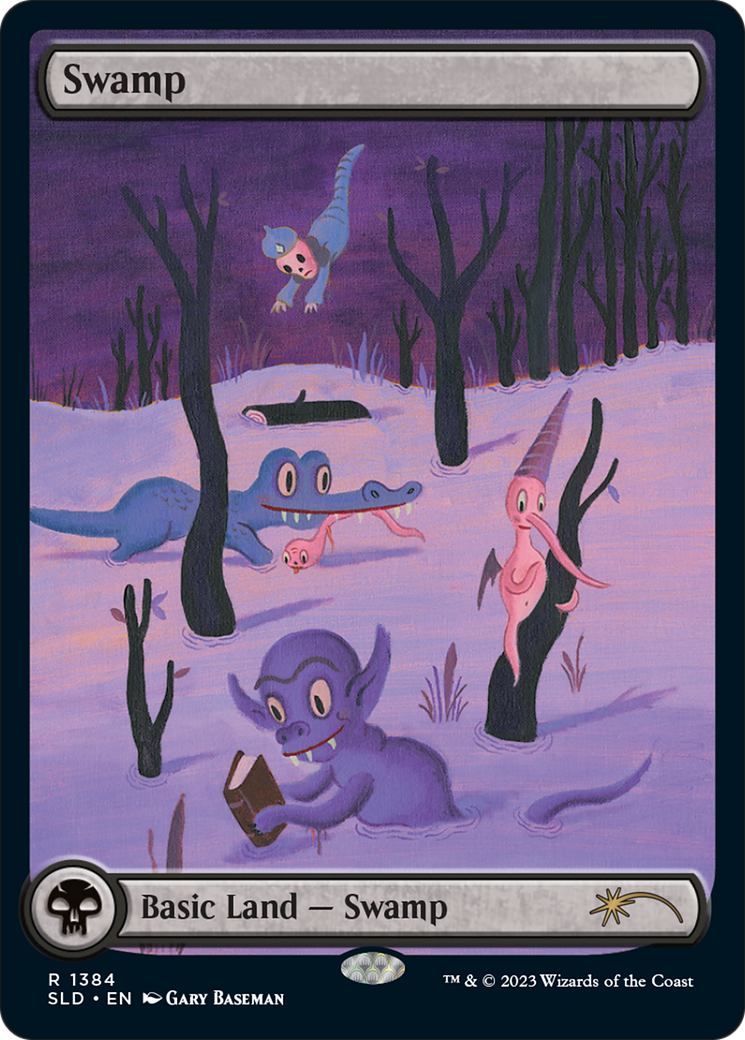 Swamp (SLD-1384) [Secret Lair Drop]: (Full Art) Foil