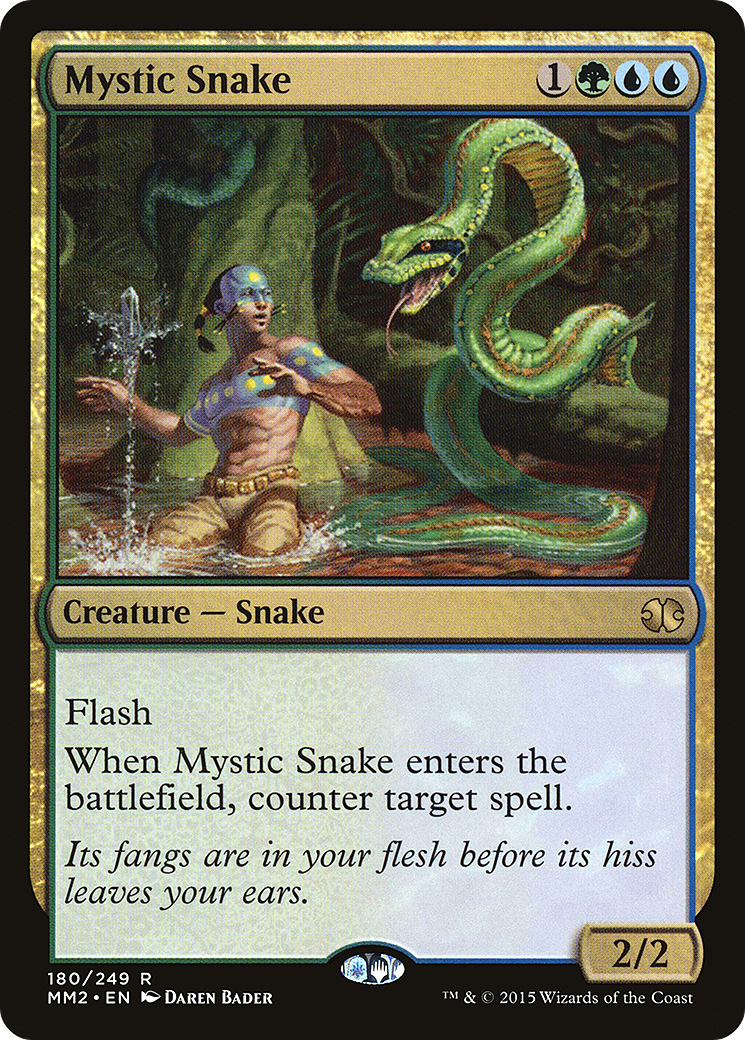 Mystic Snake (MM2-180) [Modern Masters 2015]