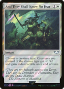 And They Shall Know No Fear (Surge Foil) (40K-009) [Warhammer 40,000 Commander] Foil