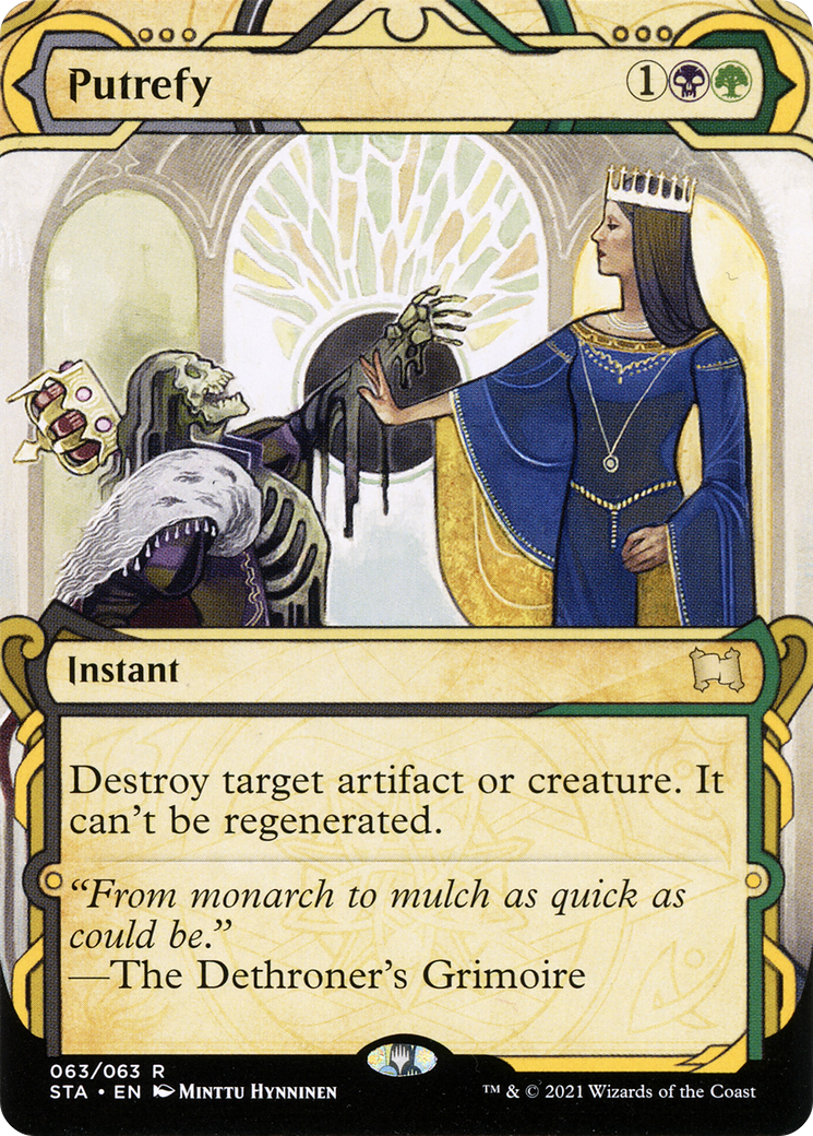 Putrefy (STA-063) (Showcase) (Borderless) [Strixhaven Mystical Archive]