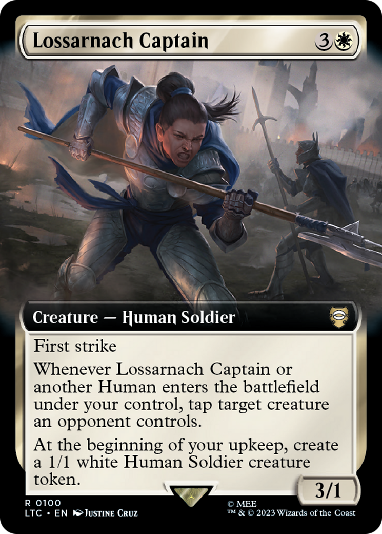 Lossarnach Captain (Extended Art) (LTC-100) [Tales of Middle-earth Commander]