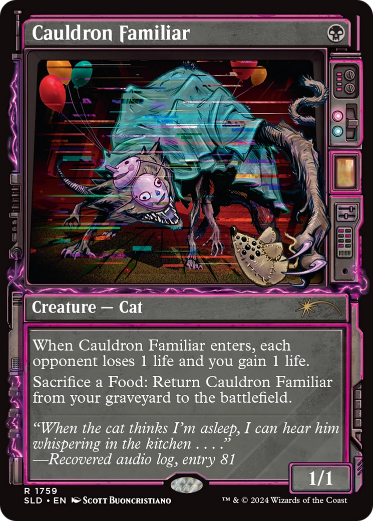 Cauldron Familiar (SLD-1759) [Secret Lair Drop]: (Showcase)
