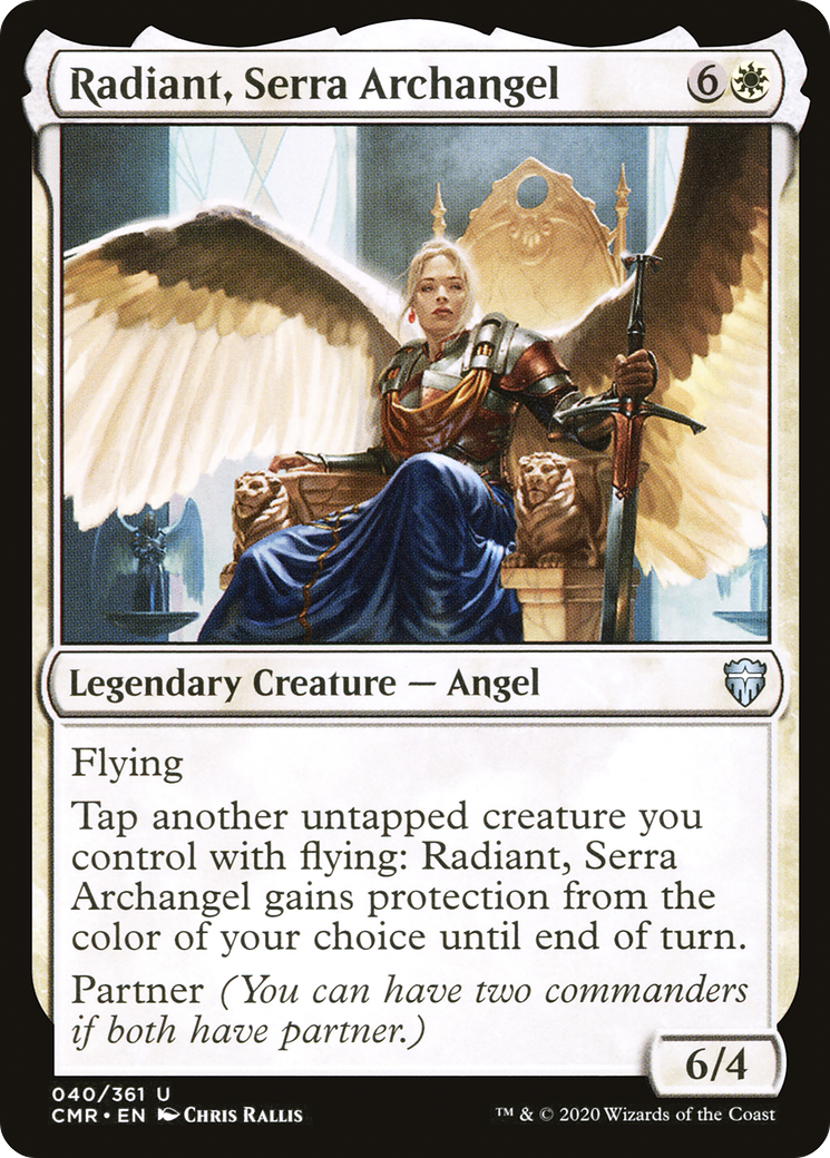 Radiant, Serra Archangel (CMR-040) [Commander Legends] Foil