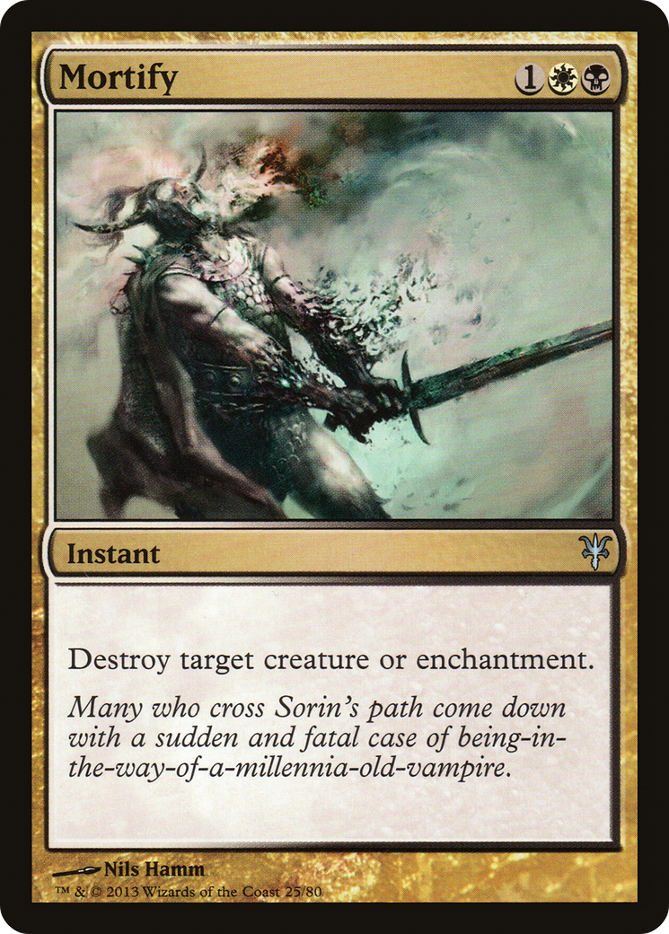 Mortify (DDK-025) [Duel Decks: Sorin vs. Tibalt]