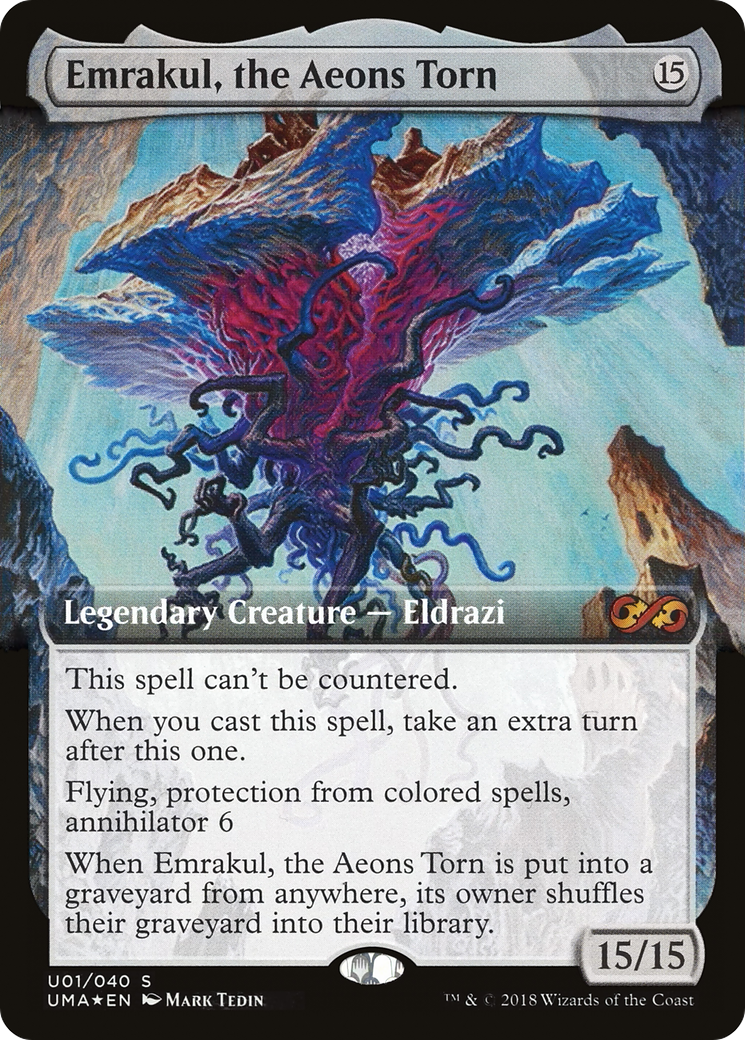 Emrakul, the Aeons Torn (UMA:BT-0U1) (Extended Art) [Ultimate Box Topper] Foil
