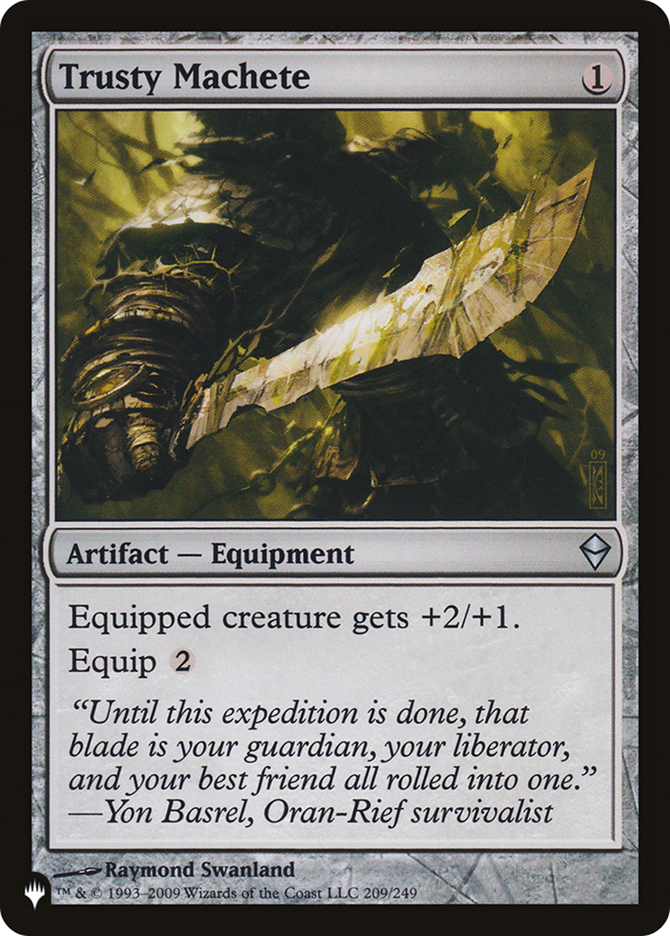 Trusty Machete (LIST-ZEN-209) [The List]