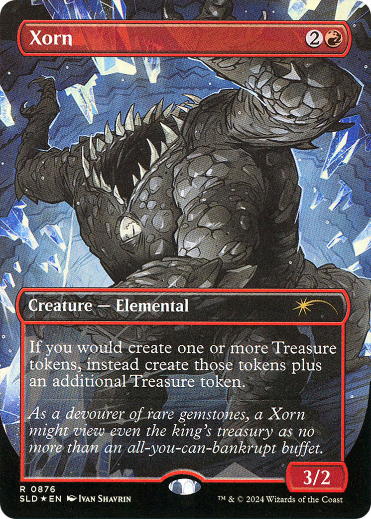 Xorn (SLD-876) [Secret Lair Drop] (Borderless) Foil