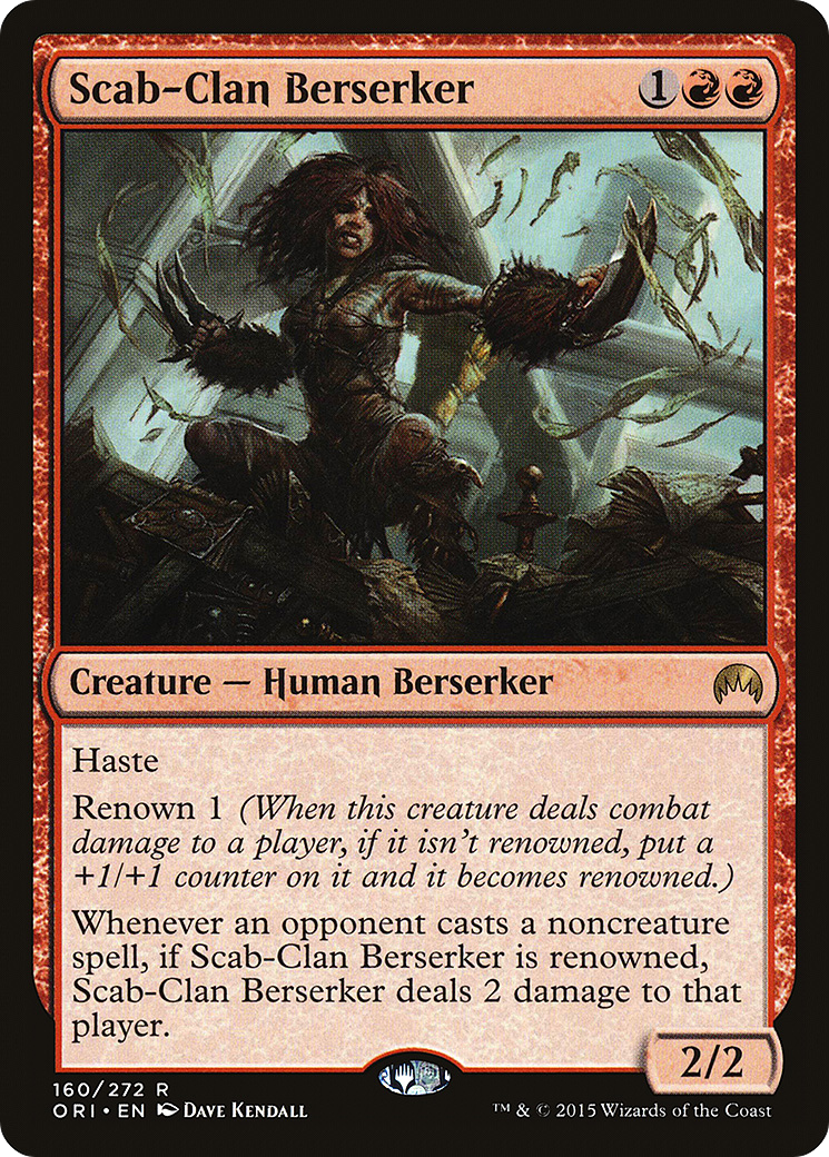 Scab-Clan Berserker (ORI-160) [Magic Origins]