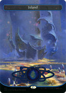 Island (UNF-487) (Borderless) (Galaxy Foil) [Unfinity] Foil