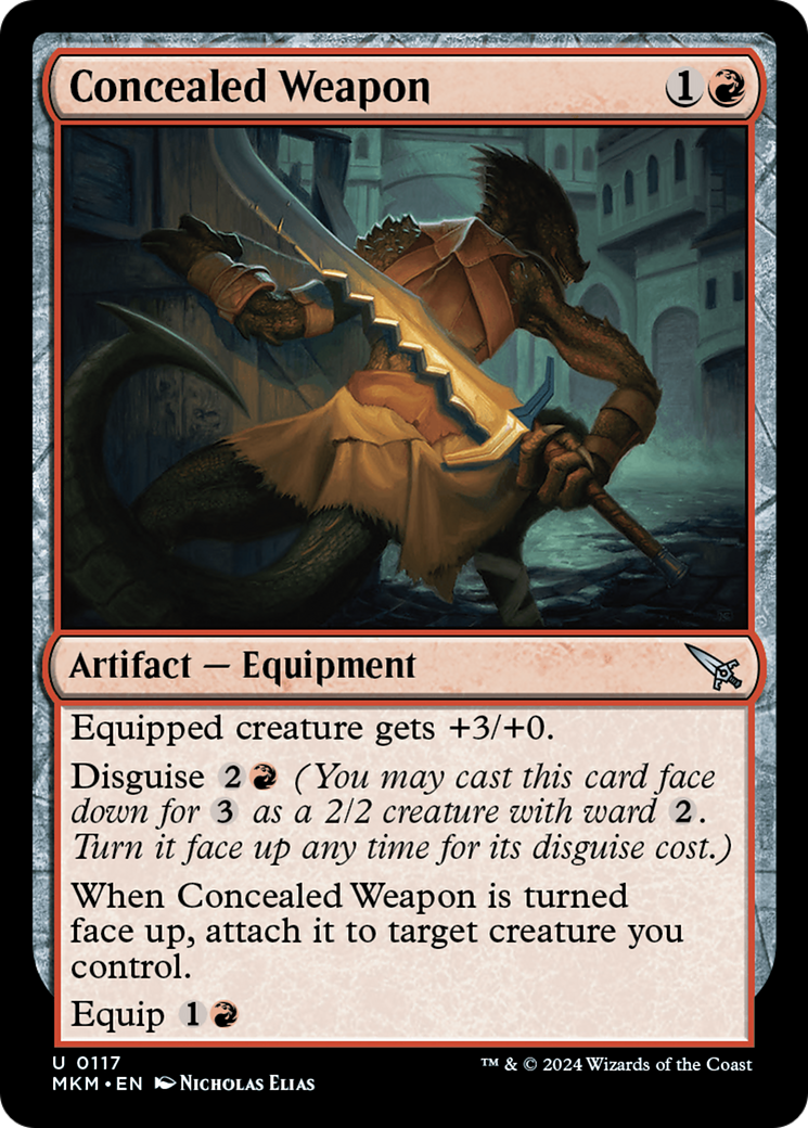 Concealed Weapon (MKM-117) [Murders at Karlov Manor] Foil