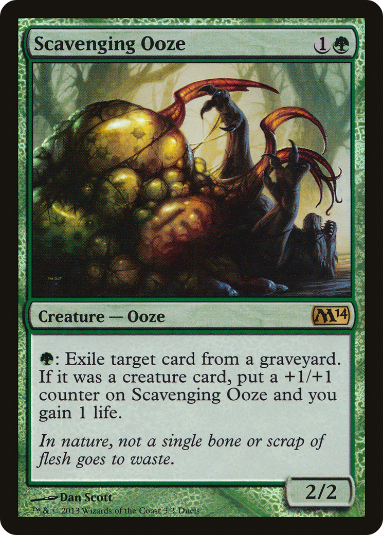 Scavenging Ooze (MEDIA-003) [Duels of the Planeswalkers 2014 Promos] Foil