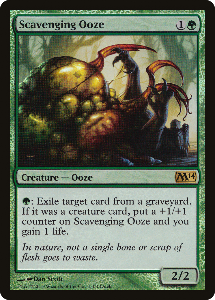Scavenging Ooze (MEDIA-003) [Duels of the Planeswalkers 2014 Promos] Foil