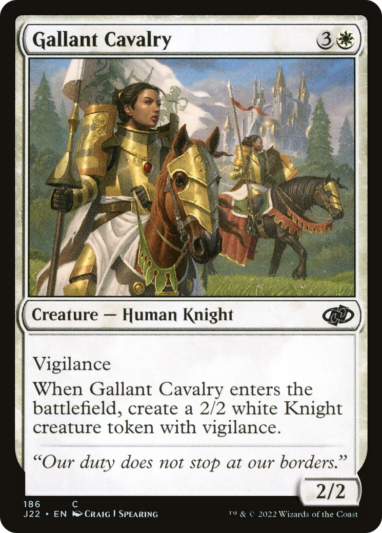 Gallant Cavalry (J22-186) [Jumpstart 2022]