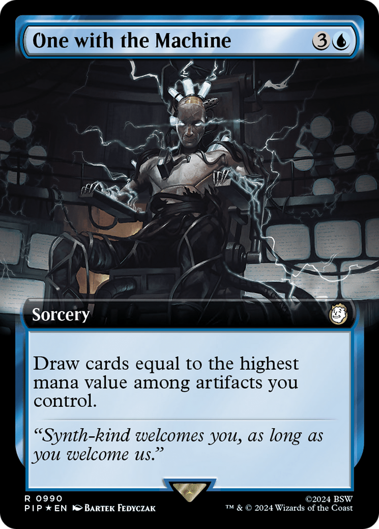 One with the Machine (PIP-990) [Fallout]: (Extended Art) Foil