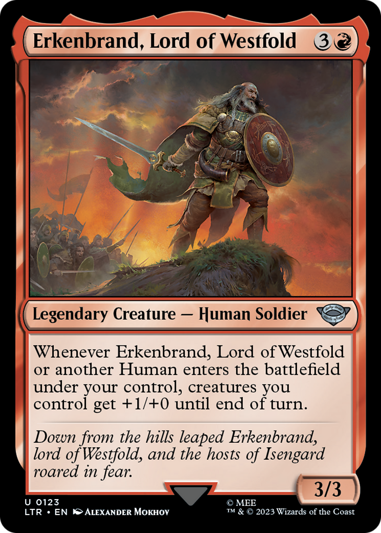 Erkenbrand, Lord of Westfold (LTR-123) [The Lord of the Rings: Tales of Middle-earth]