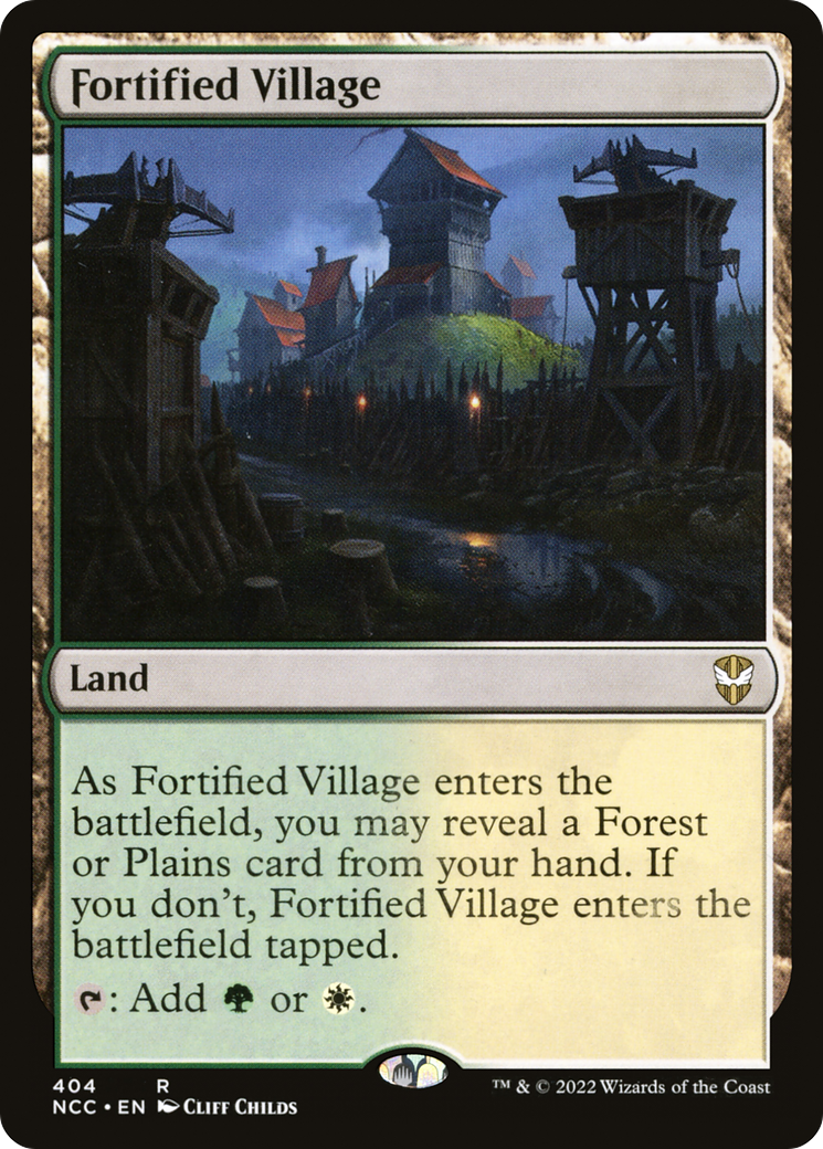 Fortified Village (NCC-404) [New Capenna Commander]