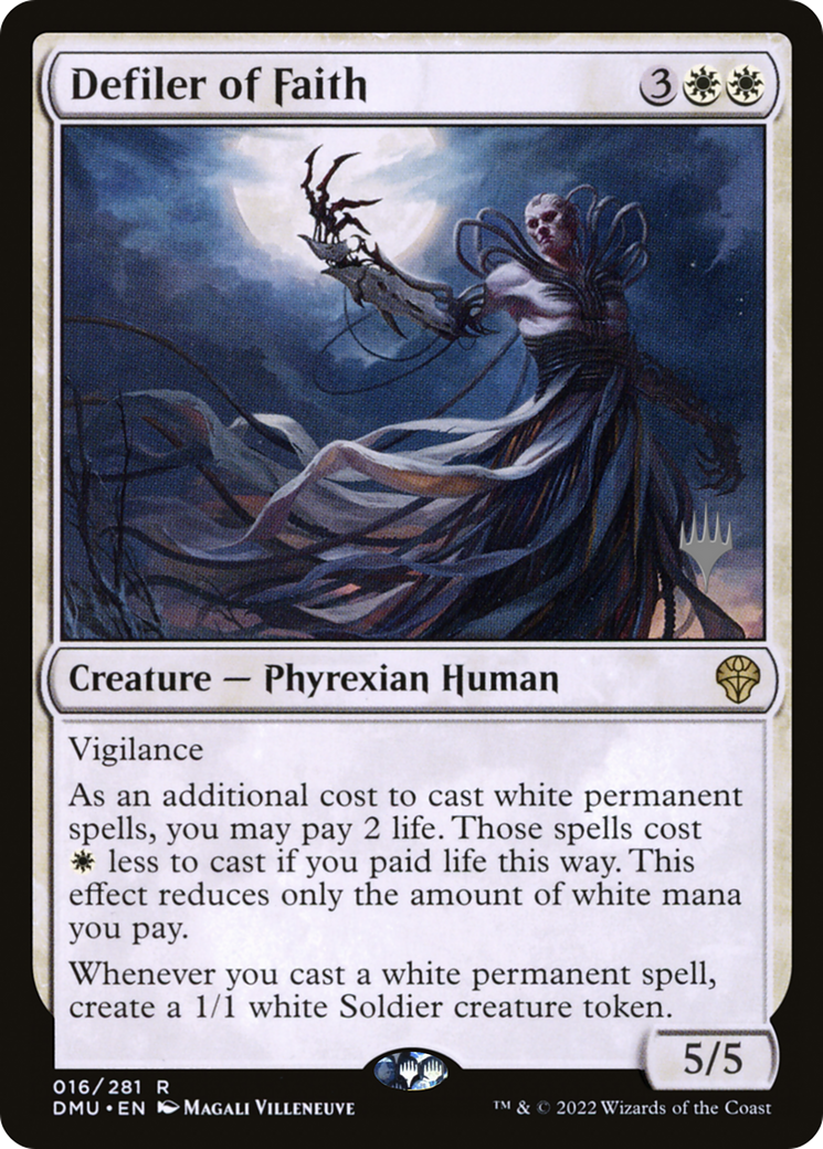 Defiler of Faith (PPDMU-016) [Promo Pack: Dominaria United Promos]