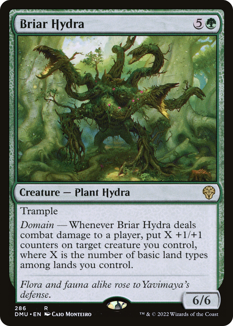 Briar Hydra (DMU-286) [Dominaria United] Foil