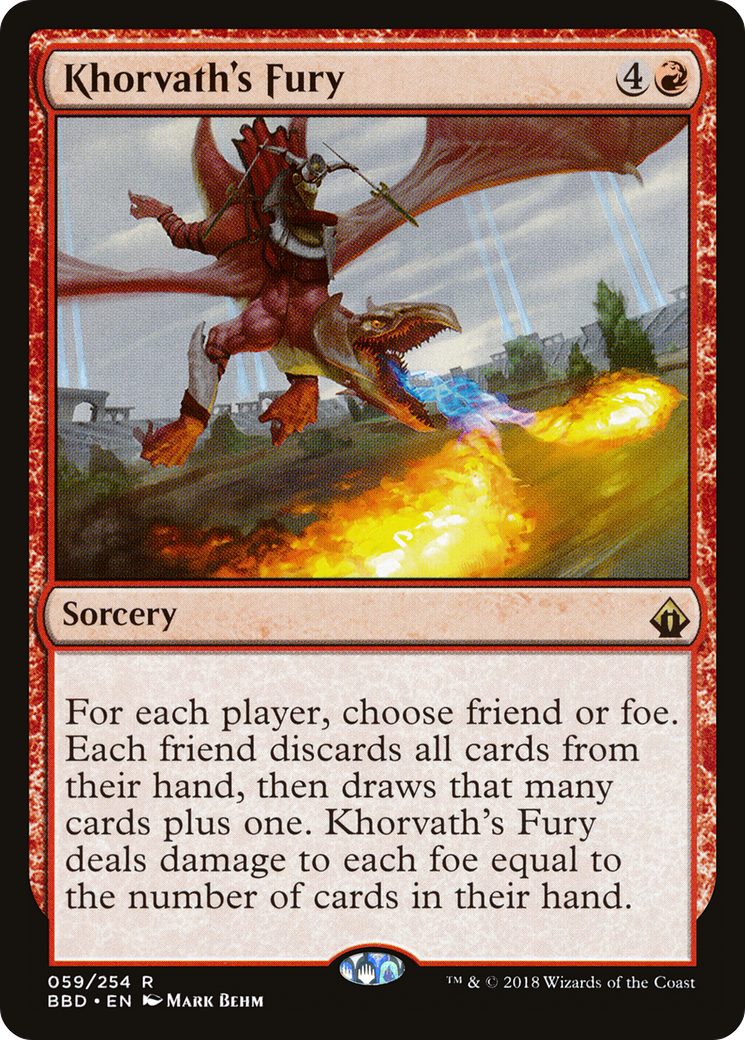 Khorvath's Fury (BBD-059) [Battlebond]