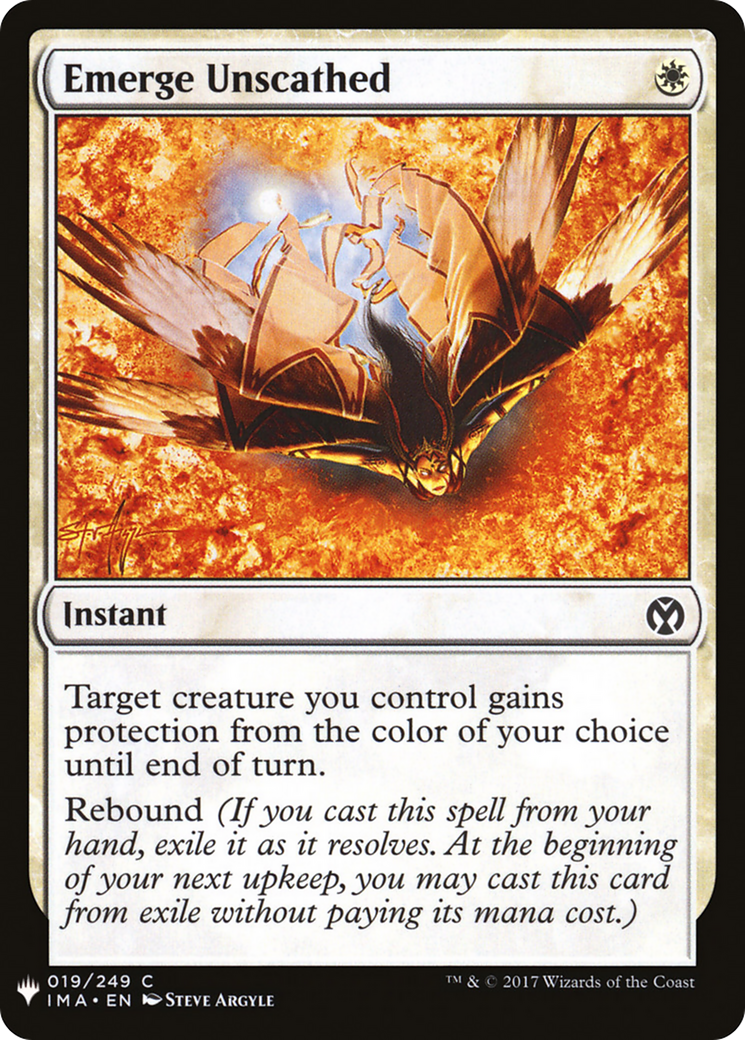 Emerge Unscathed (LIST-IMA-19) [The List]