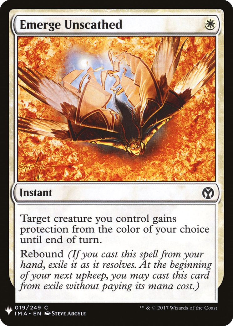 Emerge Unscathed (LIST-IMA-19) [The List]