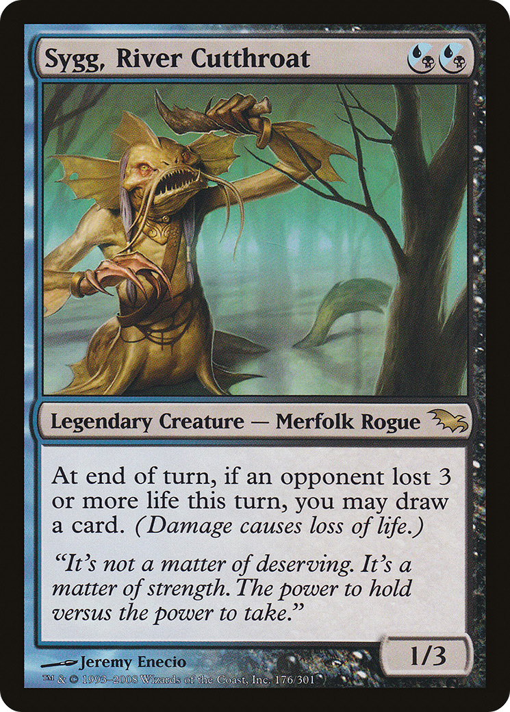Sygg, River Cutthroat (SHM-176) [Shadowmoor] Foil