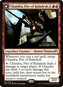 Chandra, Fire of Kaladesh (PRE-135S) [Magic Origins Promos] Foil