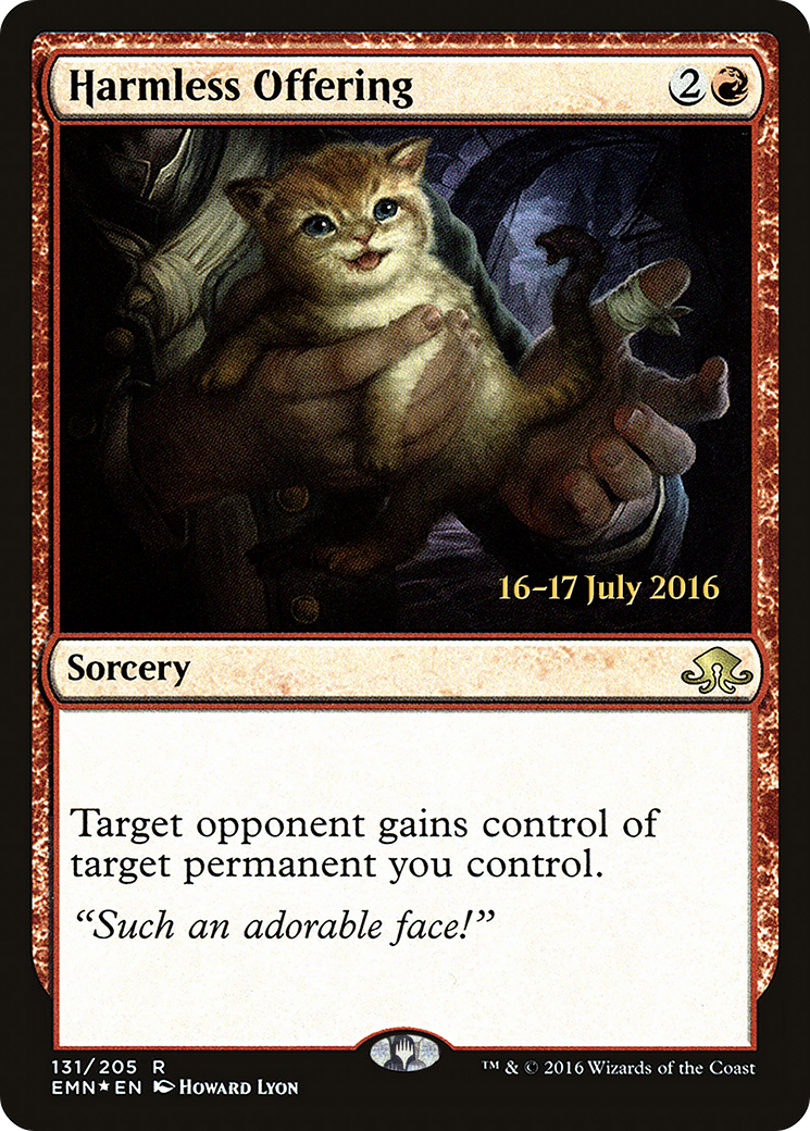 Harmless Offering (PRE-131S) [Eldritch Moon Promos] Foil