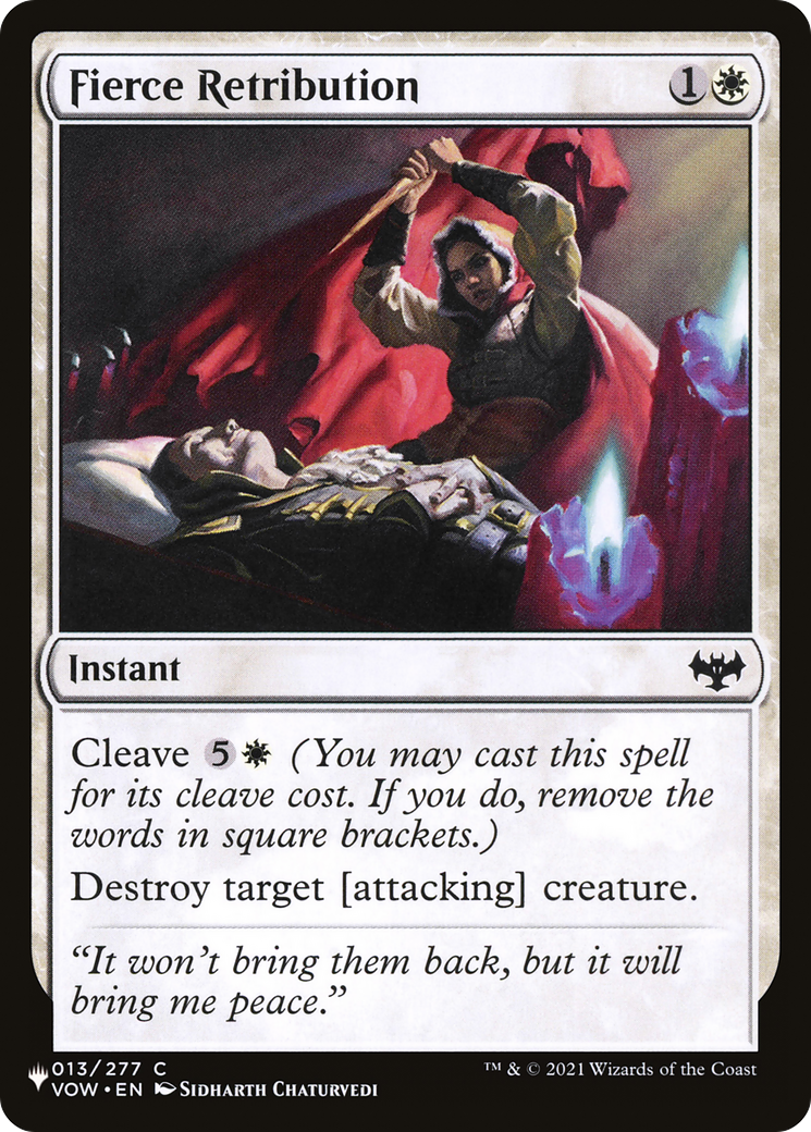 Fierce Retribution (LIST-VOW-13) [The List]