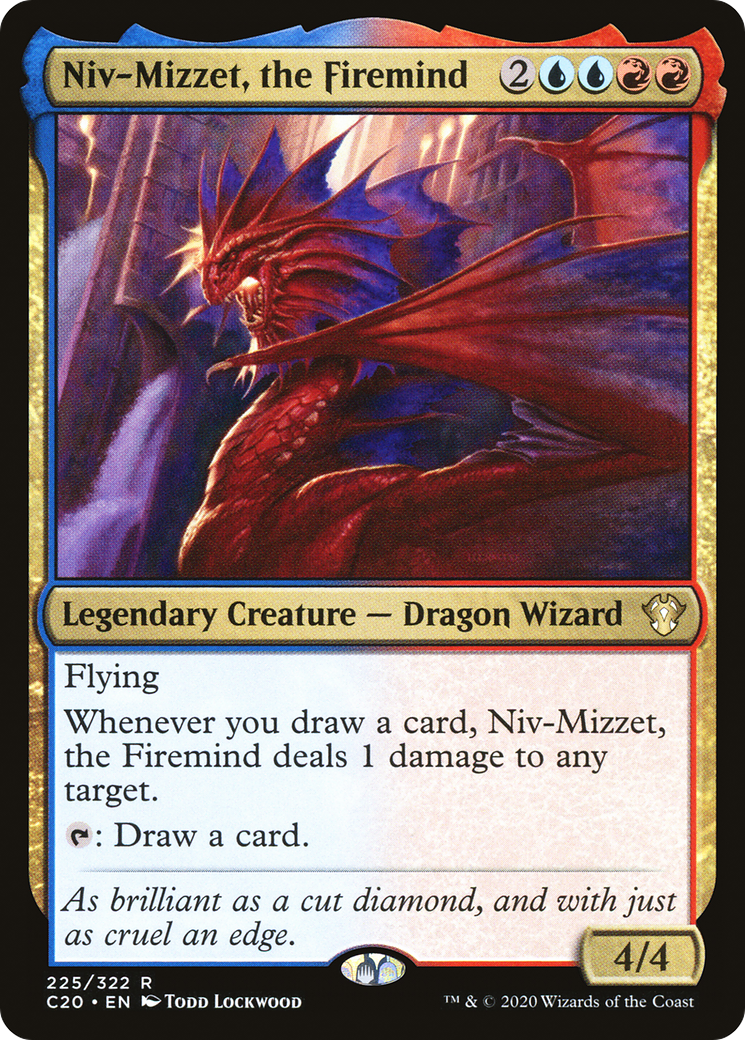 Niv-Mizzet, the Firemind (C20-225) [Commander 2020]