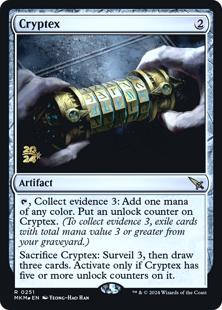 Cryptex (PRE-251S) [Murders at Karlov Manor Promos] Foil