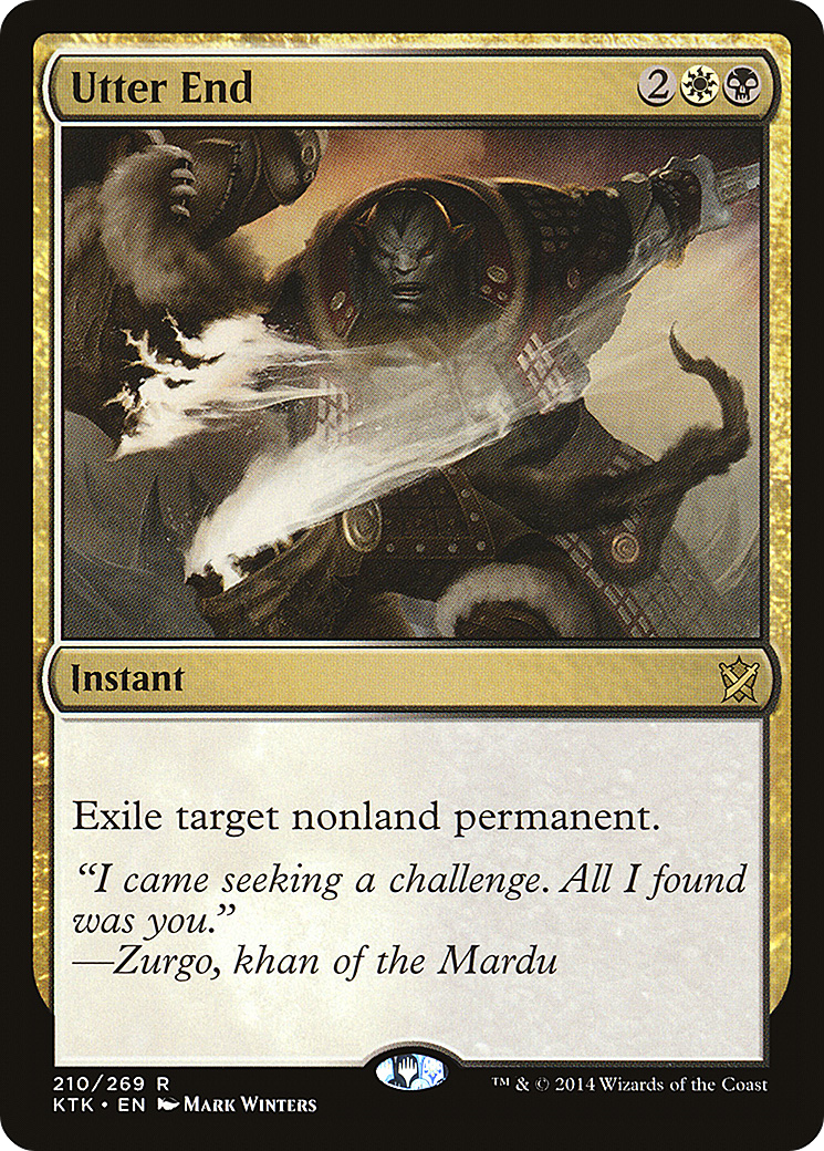 Utter End (KTK-210) [Khans of Tarkir]