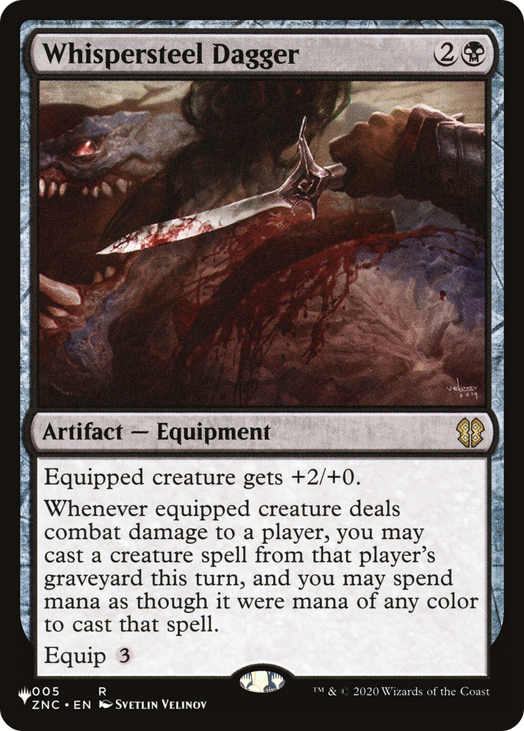 Whispersteel Dagger (LIST-ZNC-5) [The List]