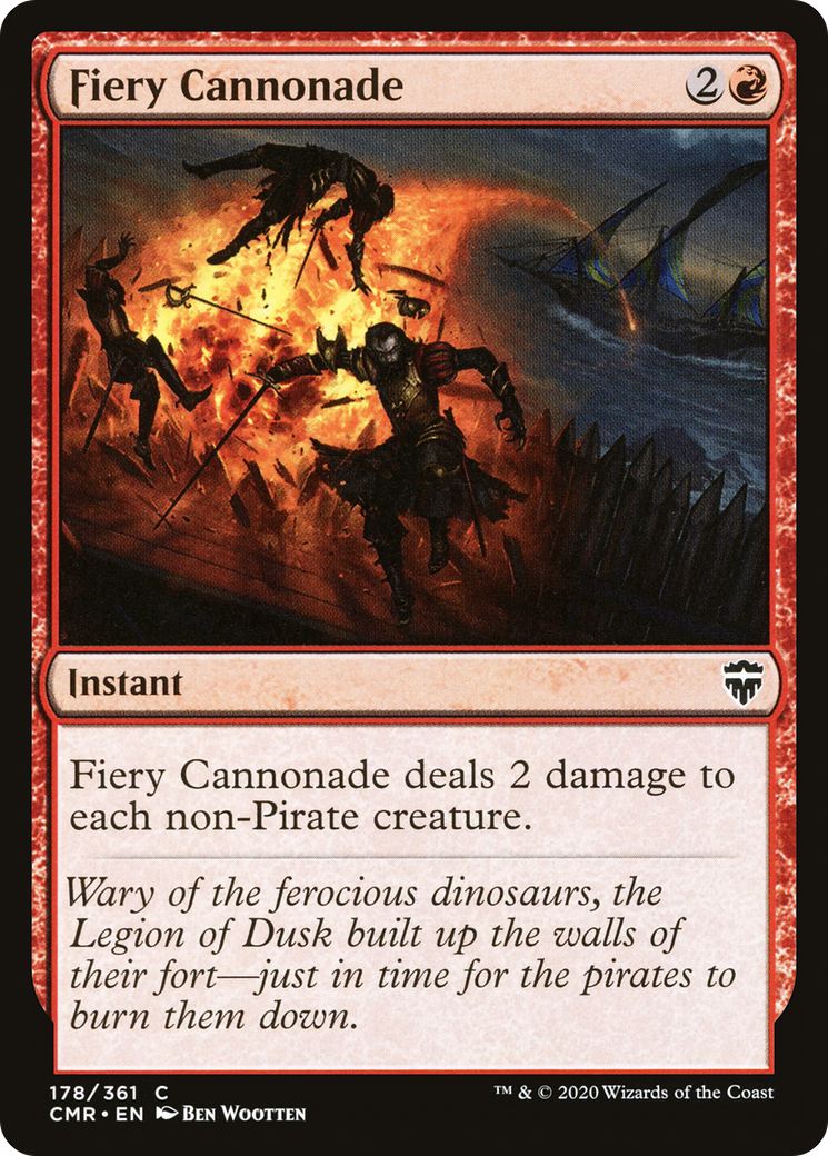 Fiery Cannonade (CMR-178) [Commander Legends]