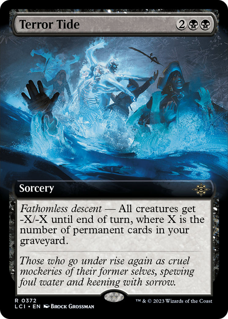 Terror Tide (LCI-372) [The Lost Caverns of Ixalan]: (Extended Art)