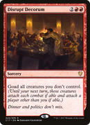 Disrupt Decorum (C17-025) [Commander 2017]