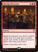 Disrupt Decorum (C17-025) [Commander 2017]